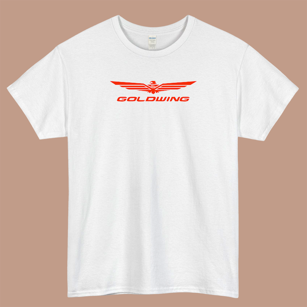 Honda Goldwing Red Logo Mens Unisex Short Sleeve T-Shirt Size S-3XL - P