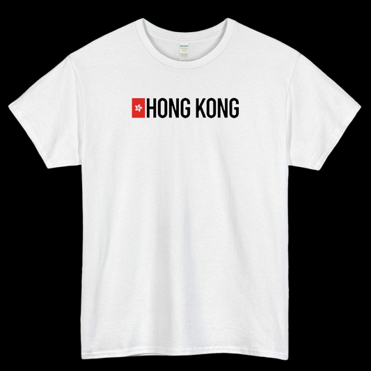 Hong Kong Logo Mens Unisex Short Sleeve T-Shirt Size S-3XL - P