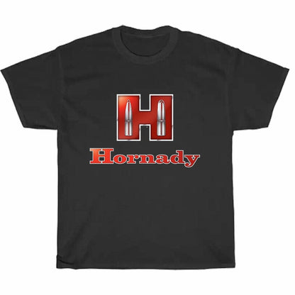 Hornady Ammunition Gun Firearm Logo Men's Unisex T Shirt Size S to 3XL