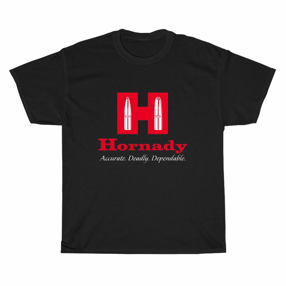 Hornady Guns Firearms Logo Men's Unisex T Shirt Size S to 3XL