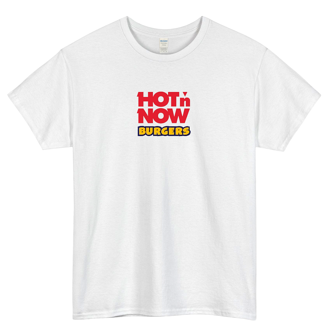 Hot 'n Now Hamburgers Restaurant logo short SLEEVE T SHIRT -P