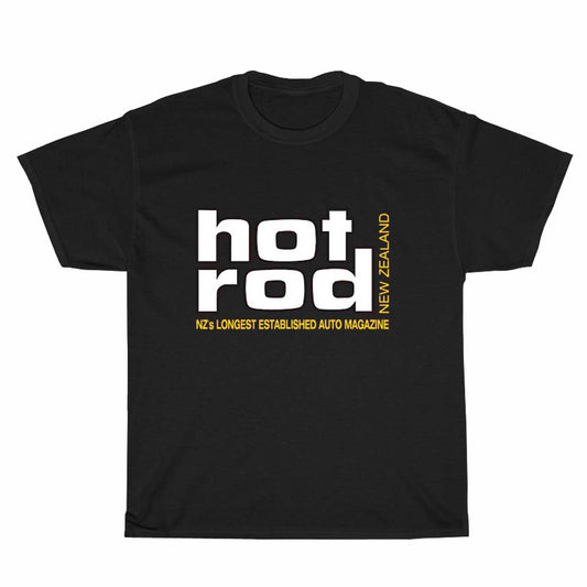 Hot rod Magazine Logo Men's Unisex T Shirt Size S to 3XL
