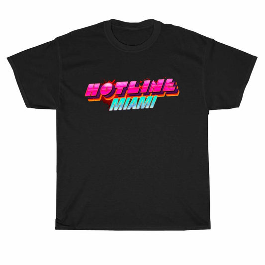 Hotline Miami Games Logo Men's Unisex T Shirt Size S to 3XL
