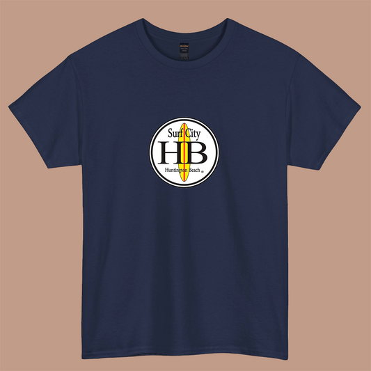 Huntington Beach logo  short sleeve t shirt Size S-3XL -P