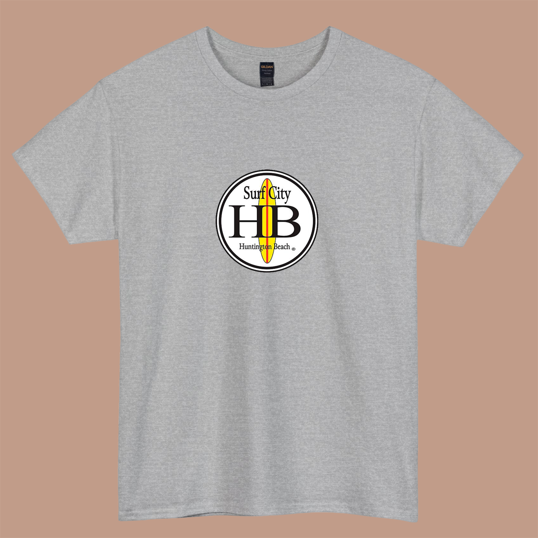 Huntington Beach logo  short sleeve t shirt Size S-3XL -P