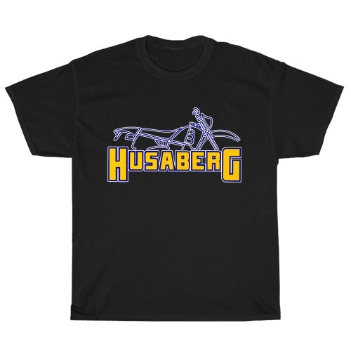 Husaberg 4 Stroke red Active logo Unisex Men's T Shirt Size S to 3XL