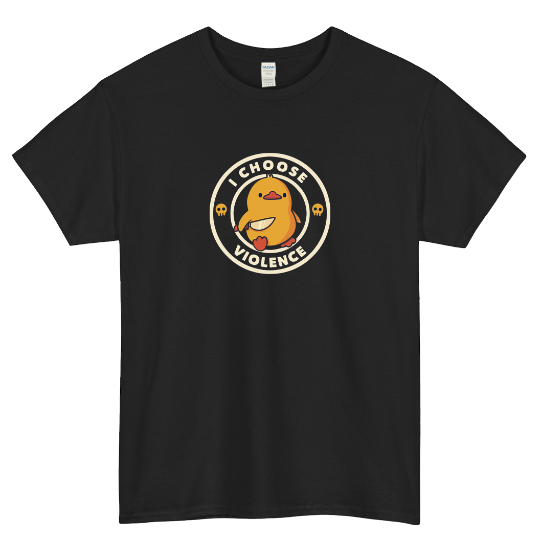 I Choose Violence Short Sleeve T-Shirt Size S-3XL -P
