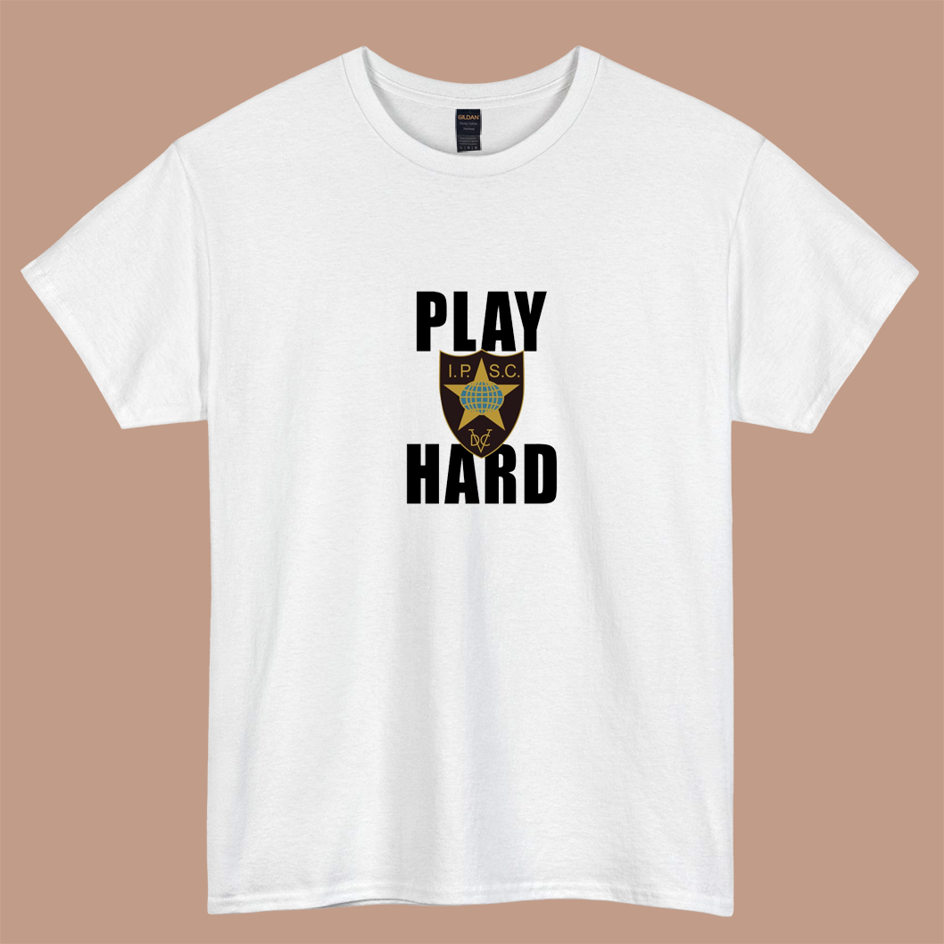 IPSC play hard Logo short sleeve t shirt S-3XL -P