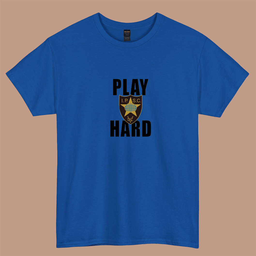 IPSC play hard Logo short sleeve t shirt S-3XL -P
