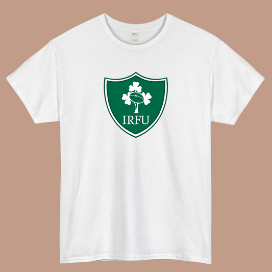 IRFU BEST BADGES Logo Mens Unisex Short Sleeve T-Shirt Size S-3XL - P