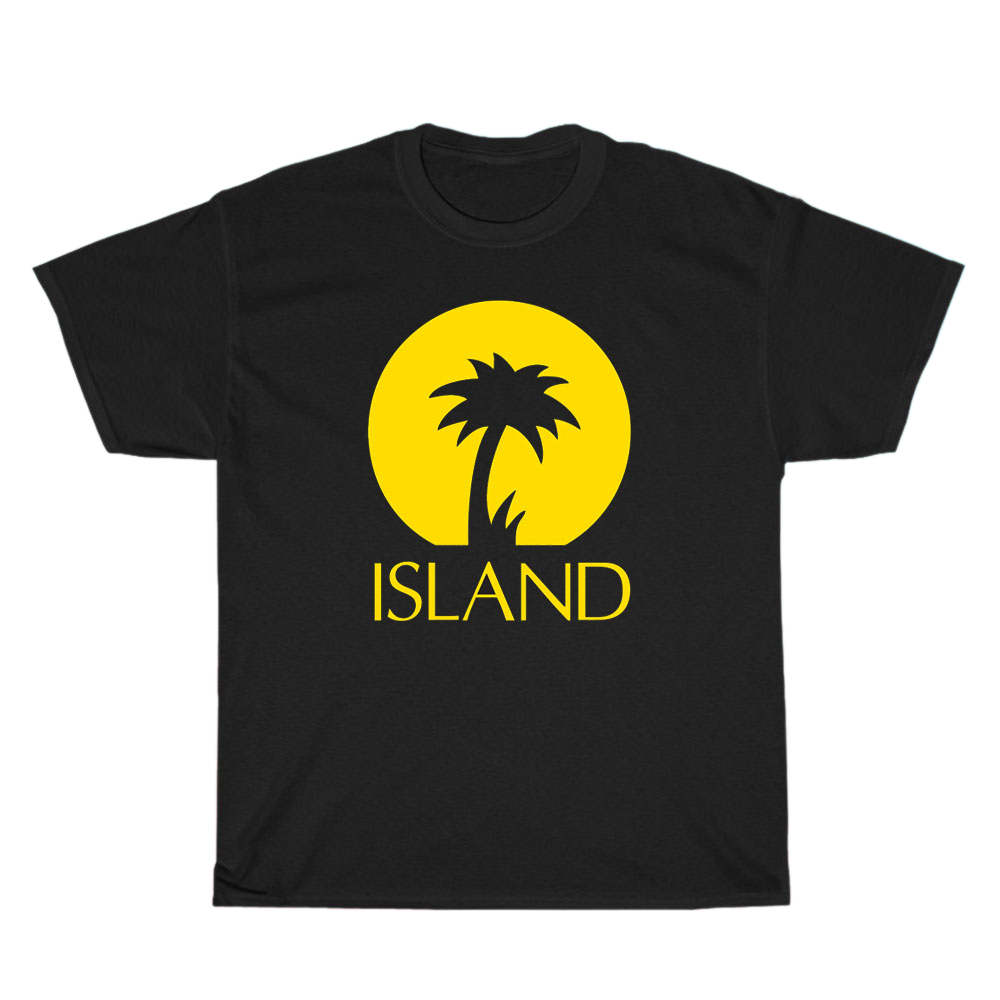 ISLAND RECORDS Palm Logo Men's Unisex T Shirt Size S to 3XL