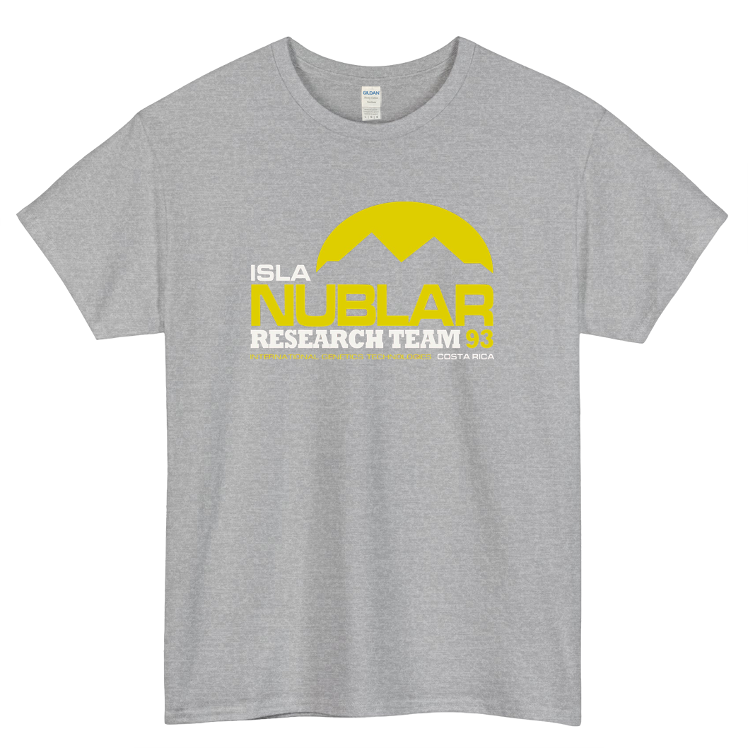 ISLA NUBLAR RESEARCH FACILITY LOGO SHORT SLEEVE T SHIRT S-5XL- P