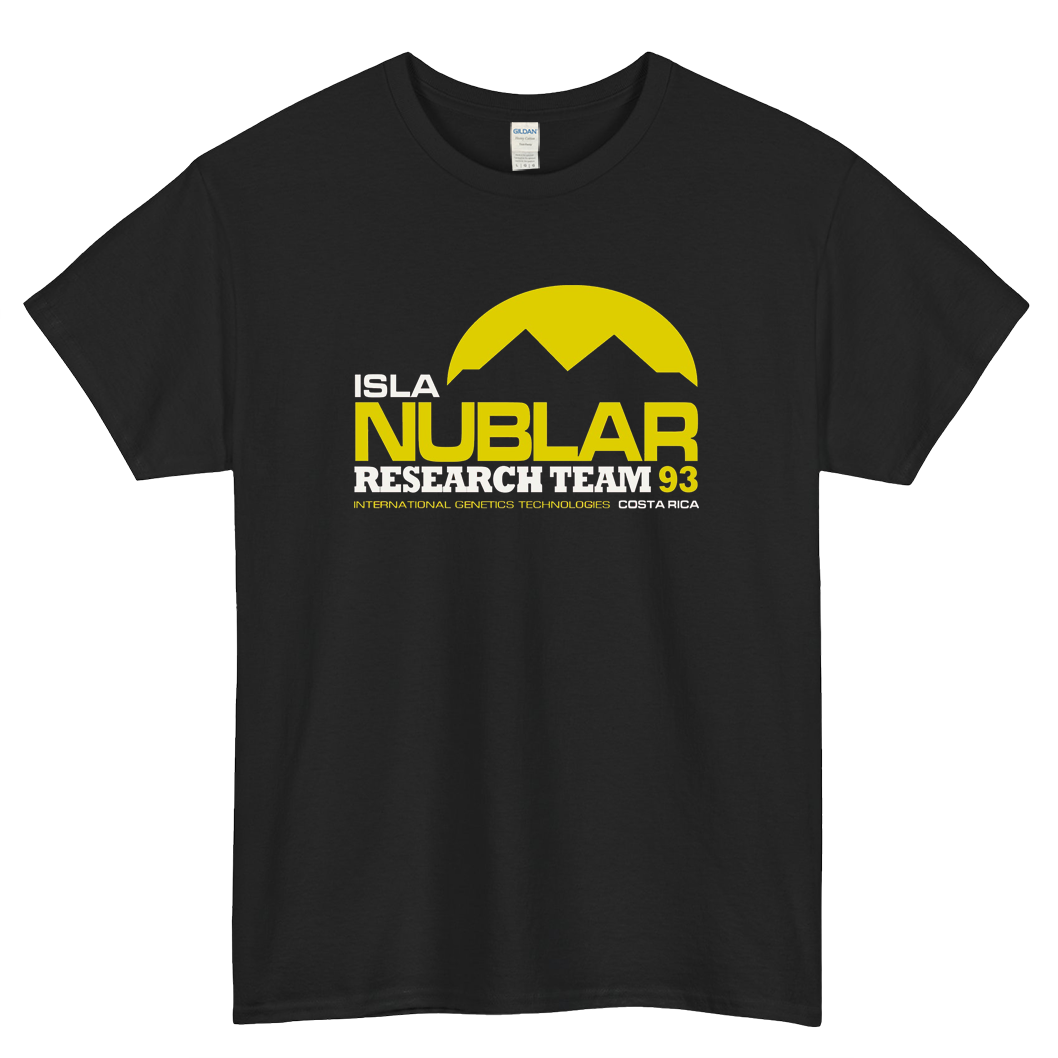 ISLA NUBLAR RESEARCH FACILITY LOGO SHORT SLEEVE T SHIRT S-5XL- P