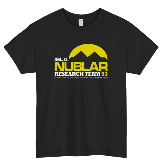 ISLA NUBLAR RESEARCH FACILITY LOGO SHORT SLEEVE T SHIRT S-5XL- P