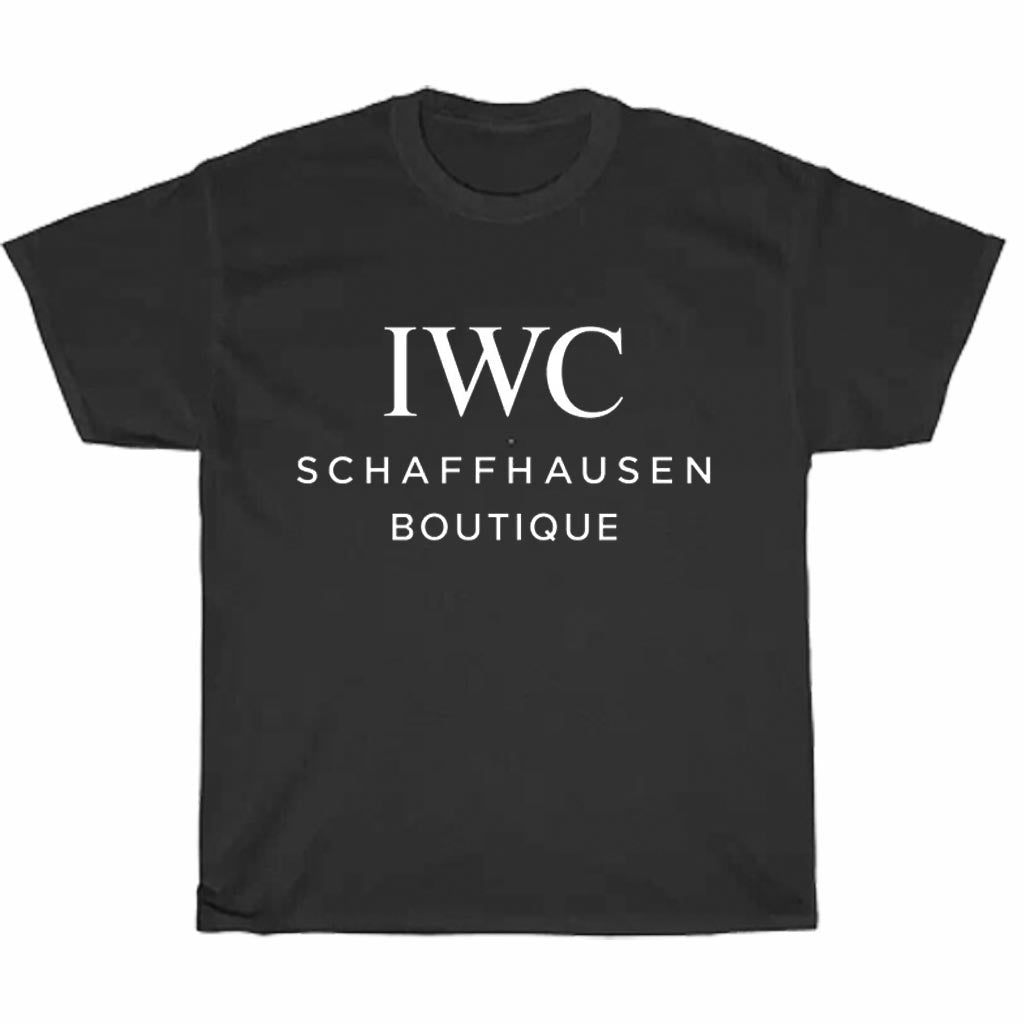 IWC Schaffhausen Logo Men's Unisex T Shirt Size S to 3XL