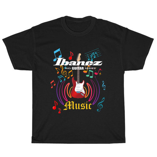 Ibanez Music Guitars Logo Unisex Men's T Shirt Size S to 3XL