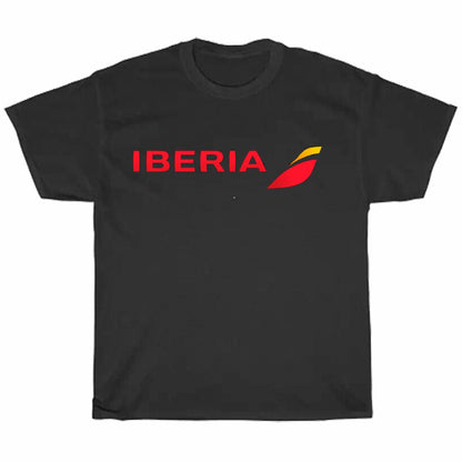IIberia Airlines Logo Men's Unisex T Shirt Size S to 3XL