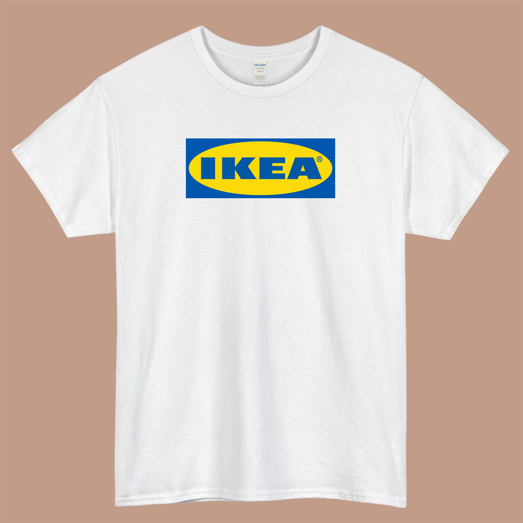 Ikea Logo Mens Unisex Short Sleeve T-Shirt Size S-3XL