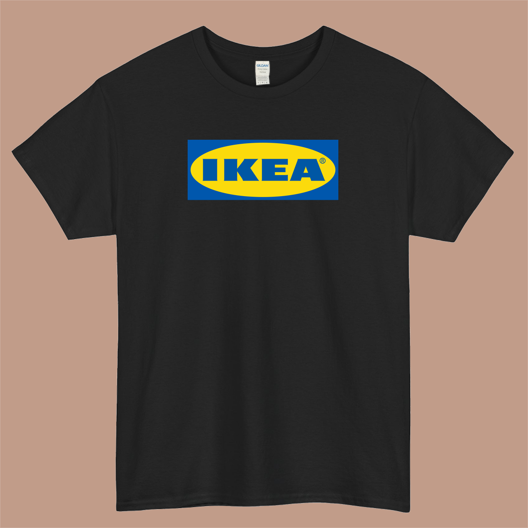 Ikea Logo Mens Unisex Short Sleeve T-Shirt Size S-3XL
