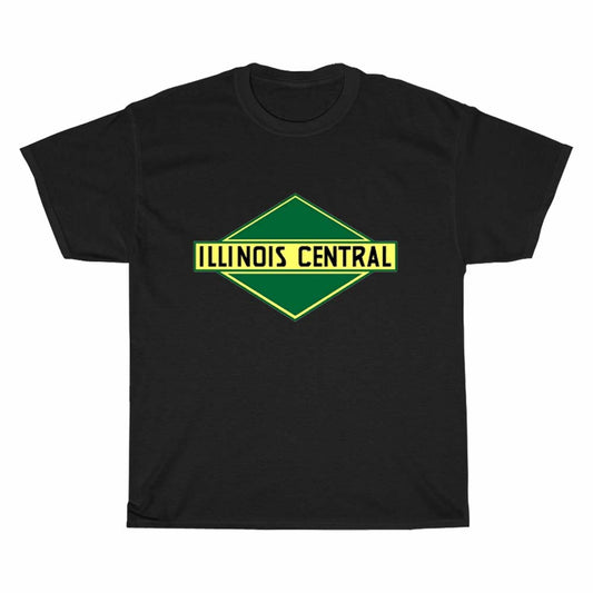 Illinois Central Railroad Logo Men's Unisex T Shirt Size S to 3XL