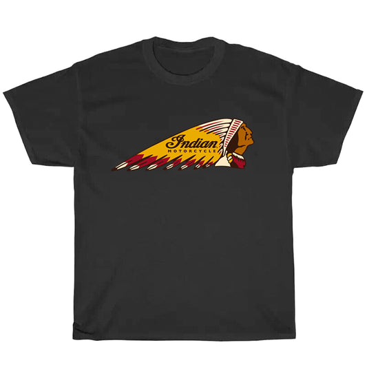 Indian Motorcycles Rare Logo Men's Unisex T Shirt Size S to 3XL