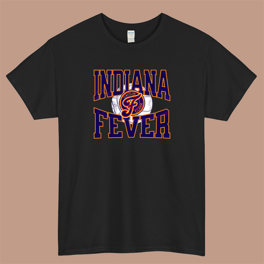 Indiana Fever Caitlin Clark Basketball Logo Mens Unisex Short Sleeve T-Shirt Size S-3XL - P