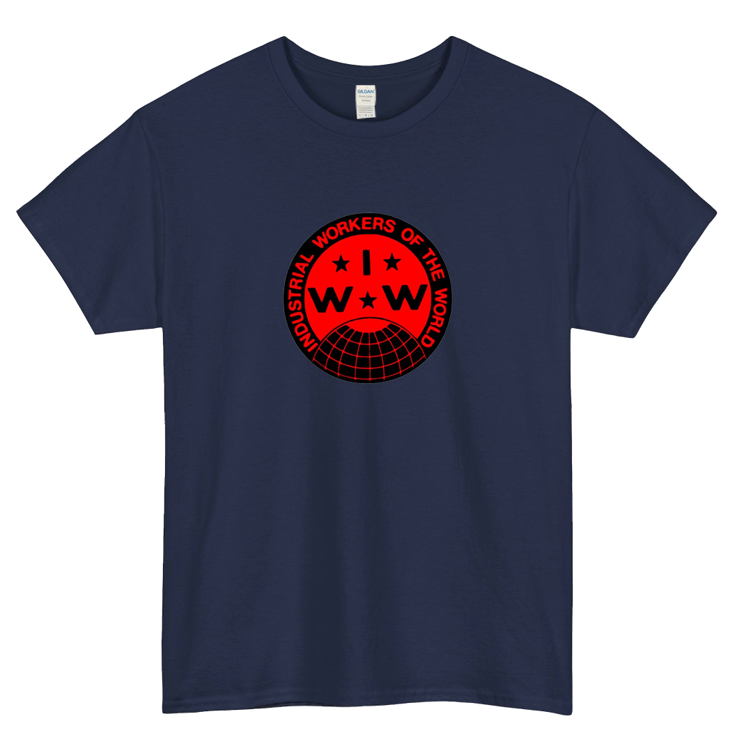 Industrial Workers of The World IWW Association Logo Mens Unisex Short Sleeve T-Shirt Size S-3XL - P