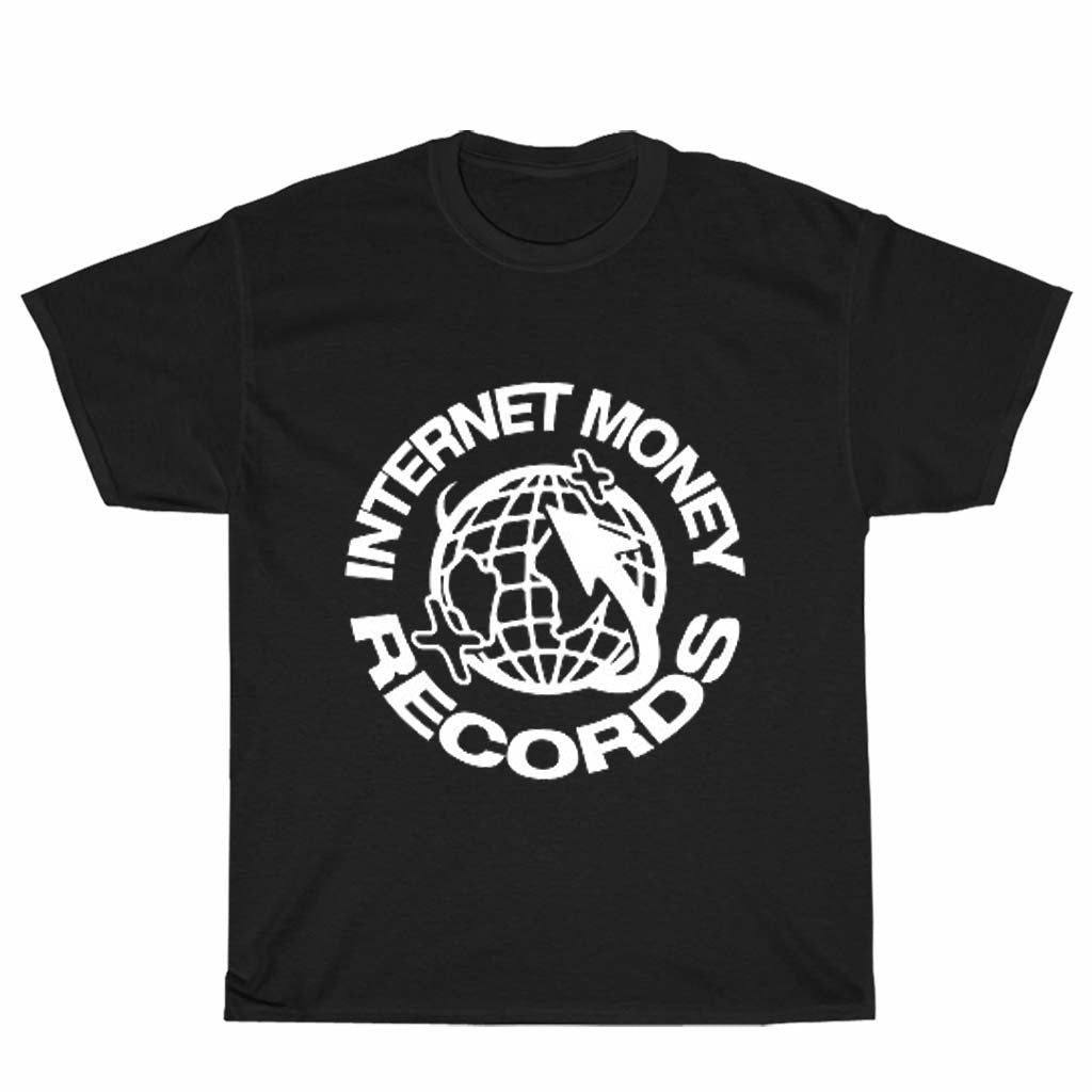 Internet Money Records Men's Black T-shirt Logo Unisex Men's T Shirt Size S to 3XL