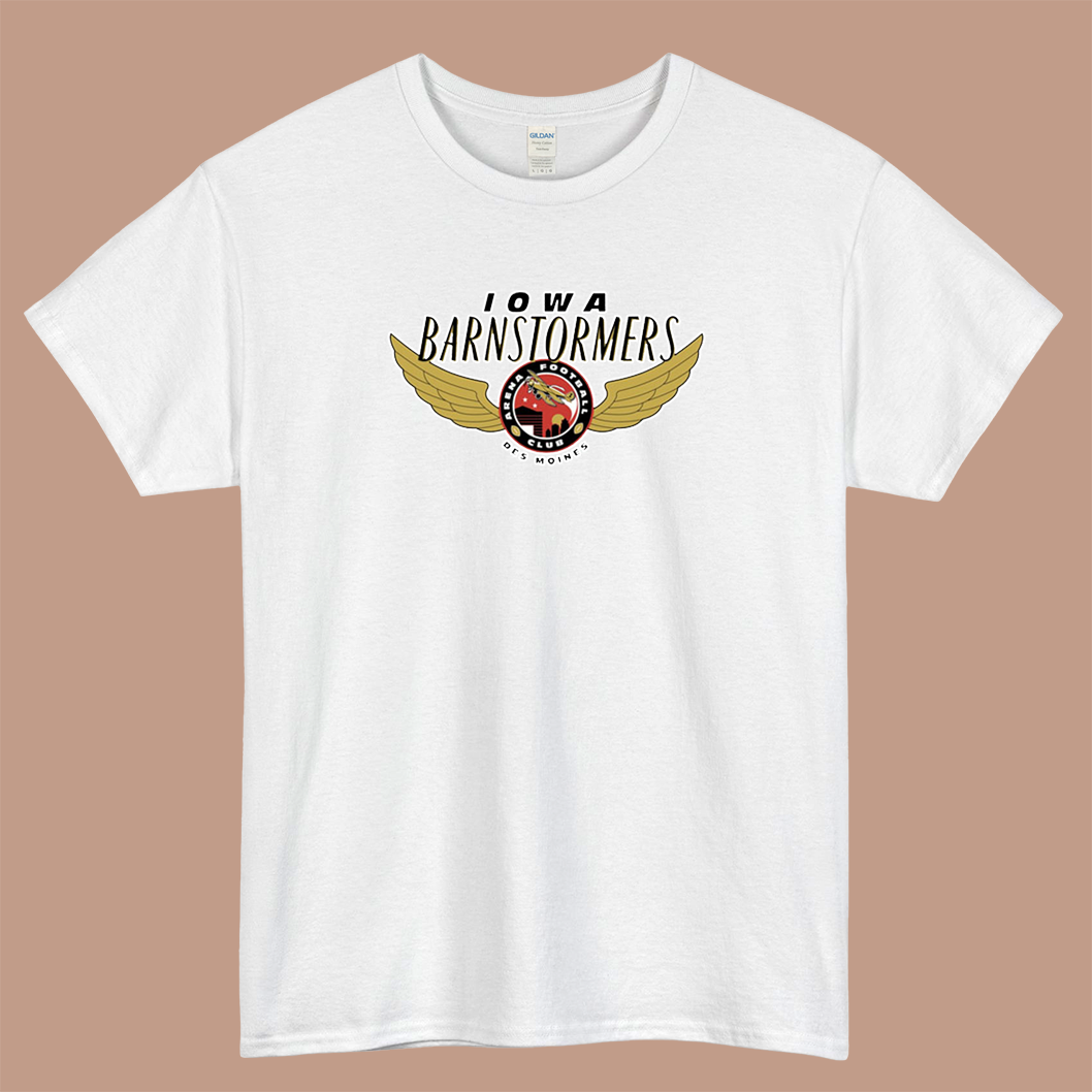 Iowa Barnstormers Logo Mens Unisex Short Sleeve T-Shirt Size S-3XL - P