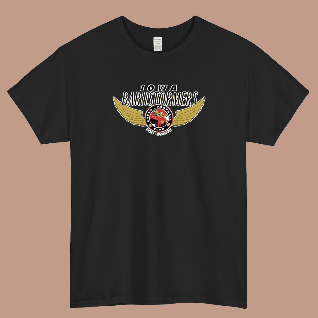 Iowa Barnstormers Logo Mens Unisex Short Sleeve T-Shirt Size S-3XL - P