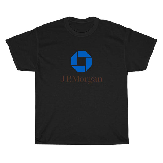 J.P.Morgan Logo Men's Unisex T Shirt Size S to 3XL