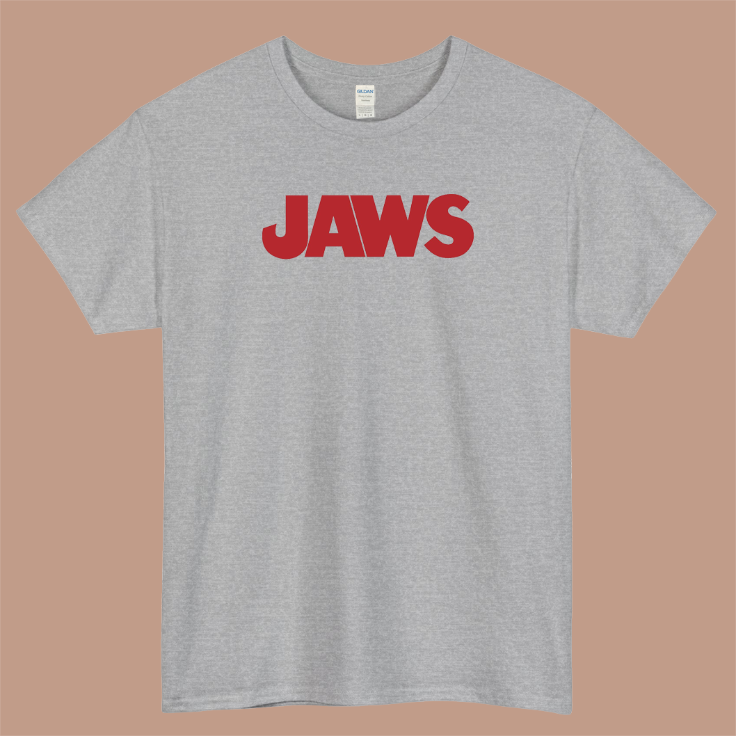JAWS movie Logo Mens Unisex Short Sleeve T-Shirt Size S-3XL - P