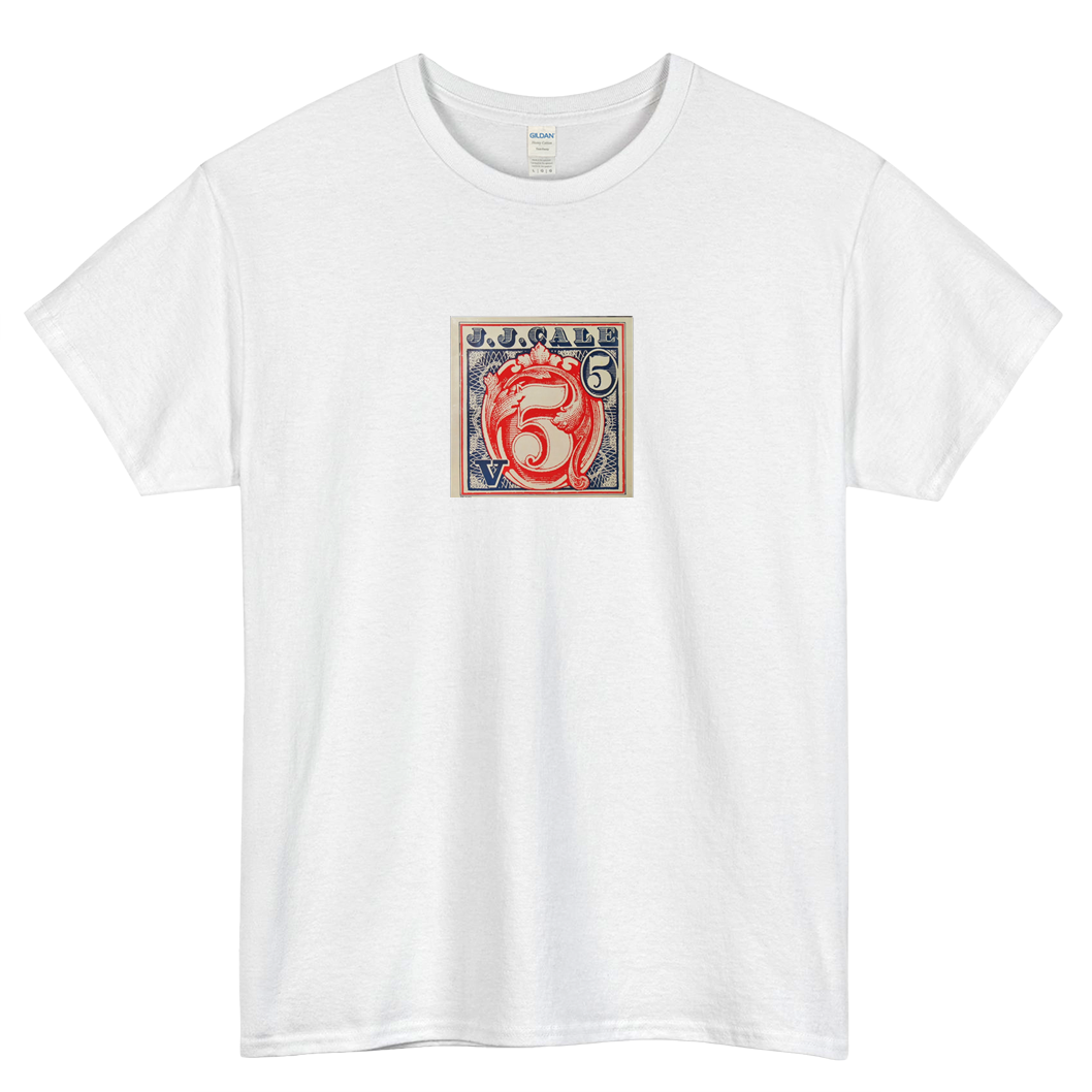 JJ Cale V 5 logo  short SLEEVE T SHIRT -P