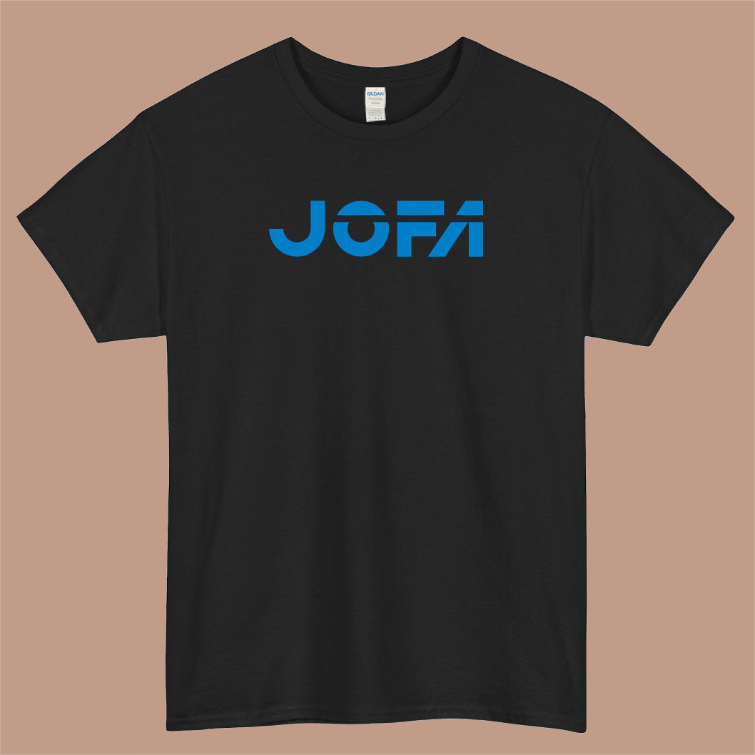 JOFA Hockey Logo Mens Unisex Short Sleeve Black T-Shirt Size S-3XL