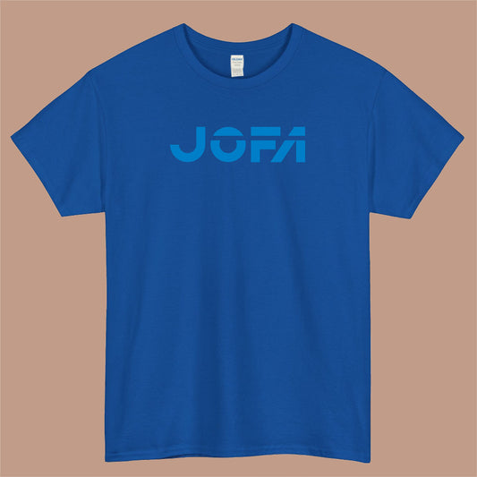 JOFA Hockey Logo Mens Unisex Short Sleeve Blue T-Shirt Size S-3XL