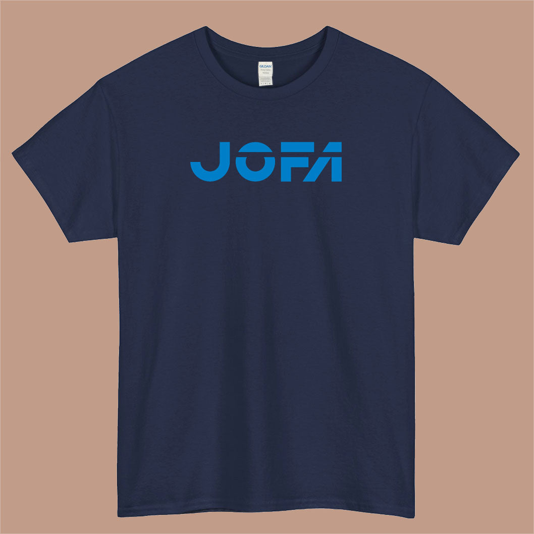 JOFA Hockey Logo Mens Unisex Short Sleeve Navy T-Shirt Size S-3XL