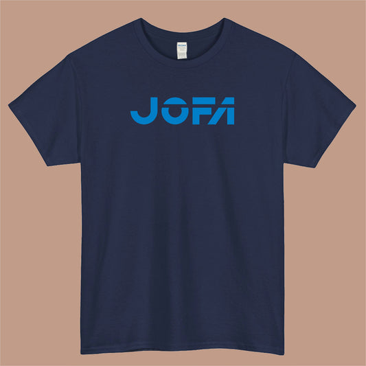 JOFA Hockey Logo Mens Unisex Short Sleeve Navy T-Shirt Size S-3XL