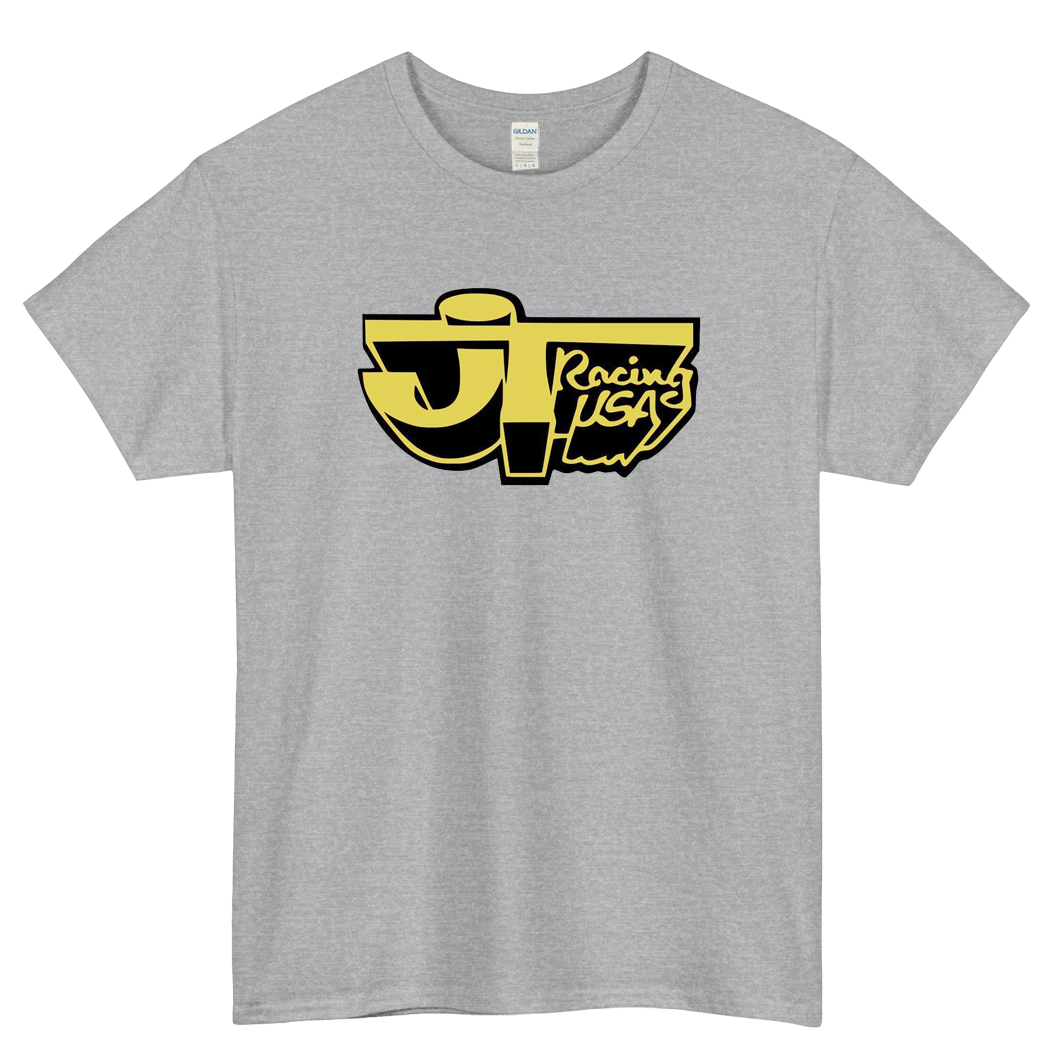 JT Racing USA YELLOW LOGO SHORT SLEEVE T SHIRT S-5XL- P