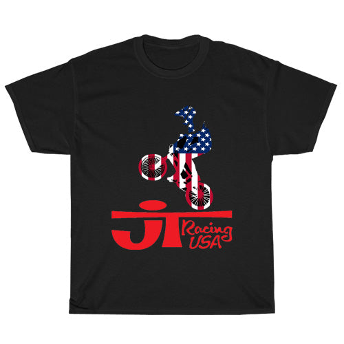 JT Racing USA vintage BMX logo Factory Logo Unisex Men's T Shirt Size S to 3XL