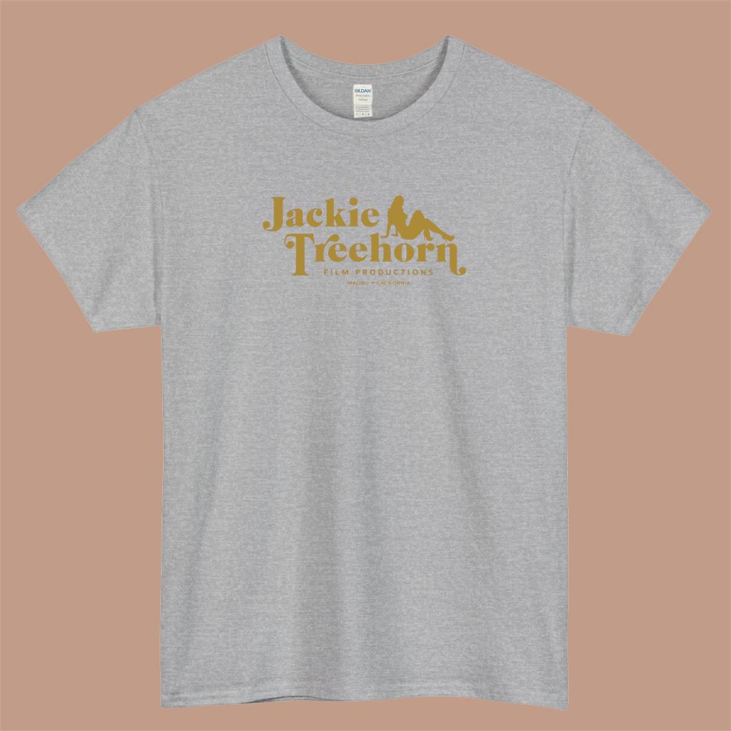 Jackie Treehorn Film Productions Logo Mens Unisex Short Sleeve T-Shirt Size S-3XL - P