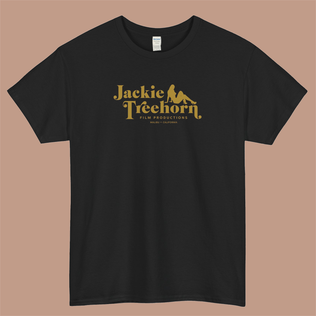 Jackie Treehorn Film Productions Logo Mens Unisex Short Sleeve T-Shirt Size S-3XL - P