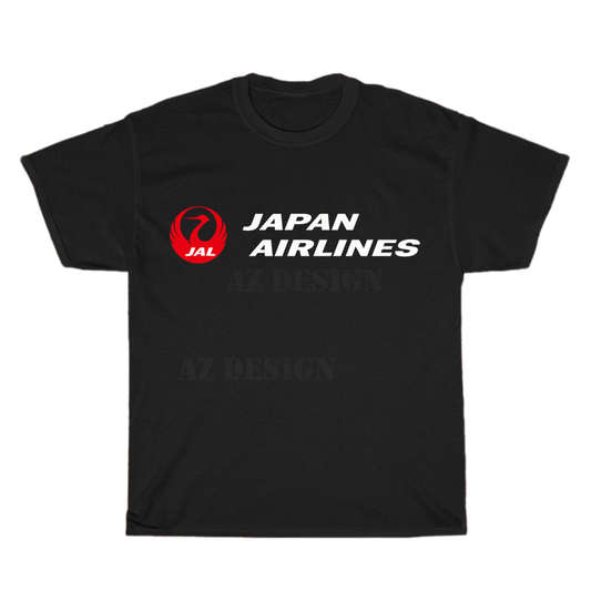 Japan Airlines Logo Men's Unisex T Shirt Size S to 3XL