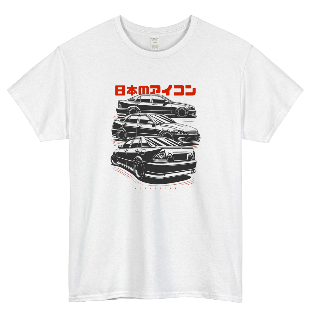 Japanese icon - Altezza IS200 or IS300 1  LOGO SHORT SLEEVE T SHIRT S-5XL- P
