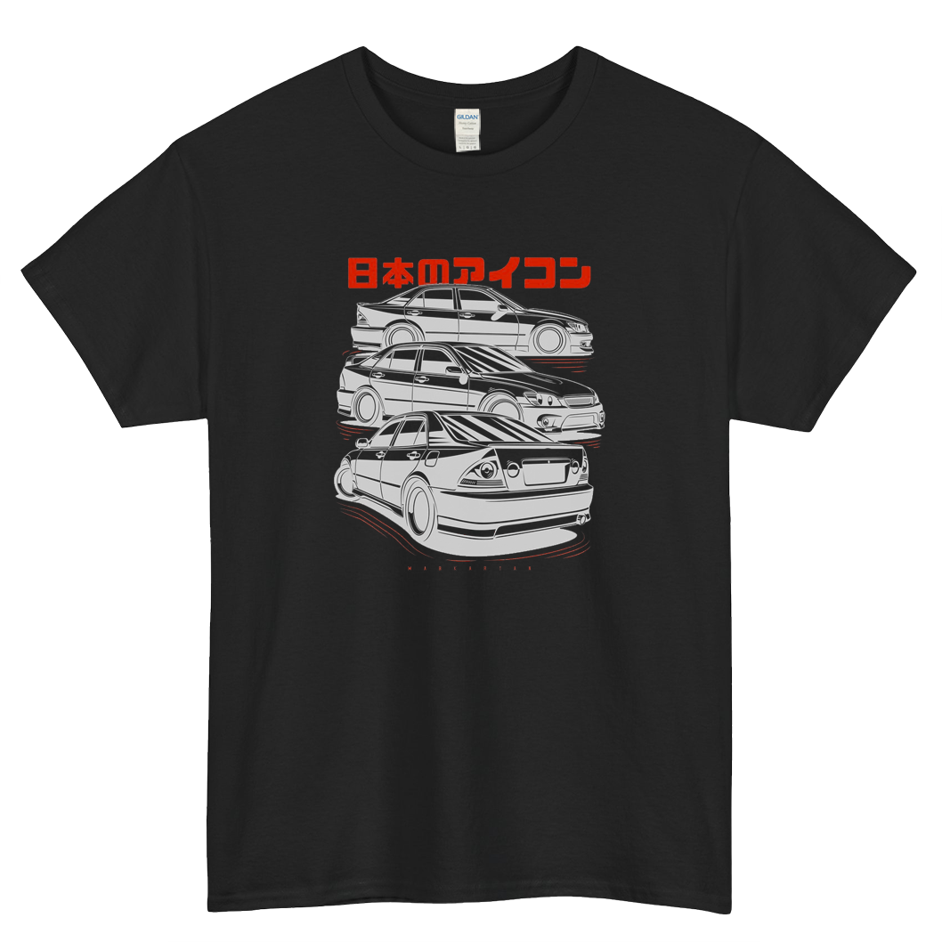 Japanese icon - Altezza IS200 or IS300 1  LOGO SHORT SLEEVE T SHIRT S-5XL- P