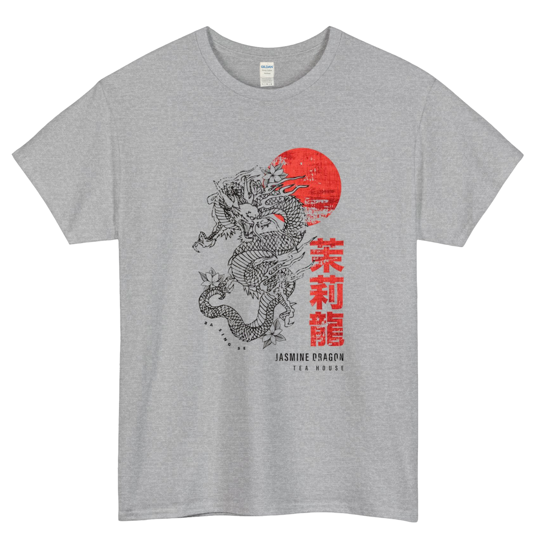 Jasmine Dragon Tea House Logo Mens Unisex Short Sleeve T-Shirt Size S-3XL - P