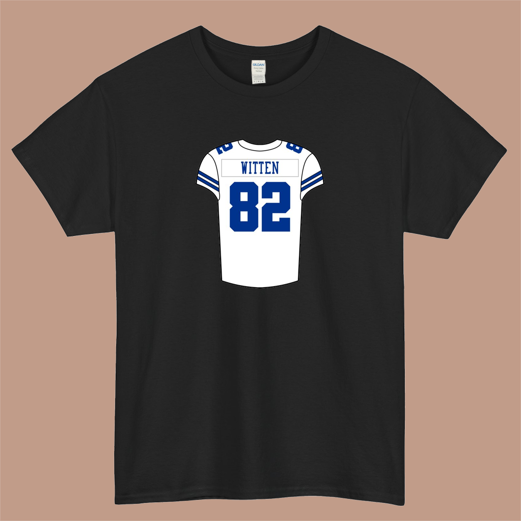 Jason Witten Home Jersey Logo Mens Unisex Short Sleeve T-Shirt Size S-3XL - P