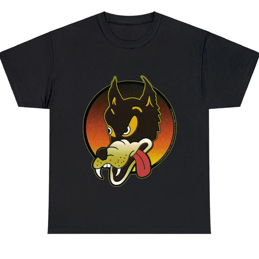 Jerry Garcia Wolf Guitar Logo Men's Unisex T Shirt Size S to 3XL