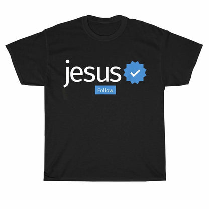 Jesus Follower Funny Jesus Design Great Gift Idea logo Men's Unisex T Shirt Size S to 3XL