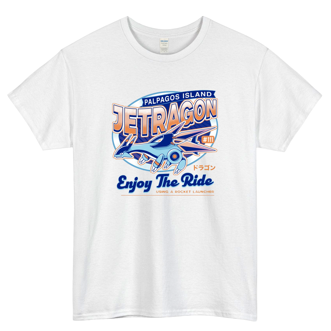 Jetragon Enjoy The Ride Logo Mens Unisex Short Sleeve T-Shirt Size S-3XL - P