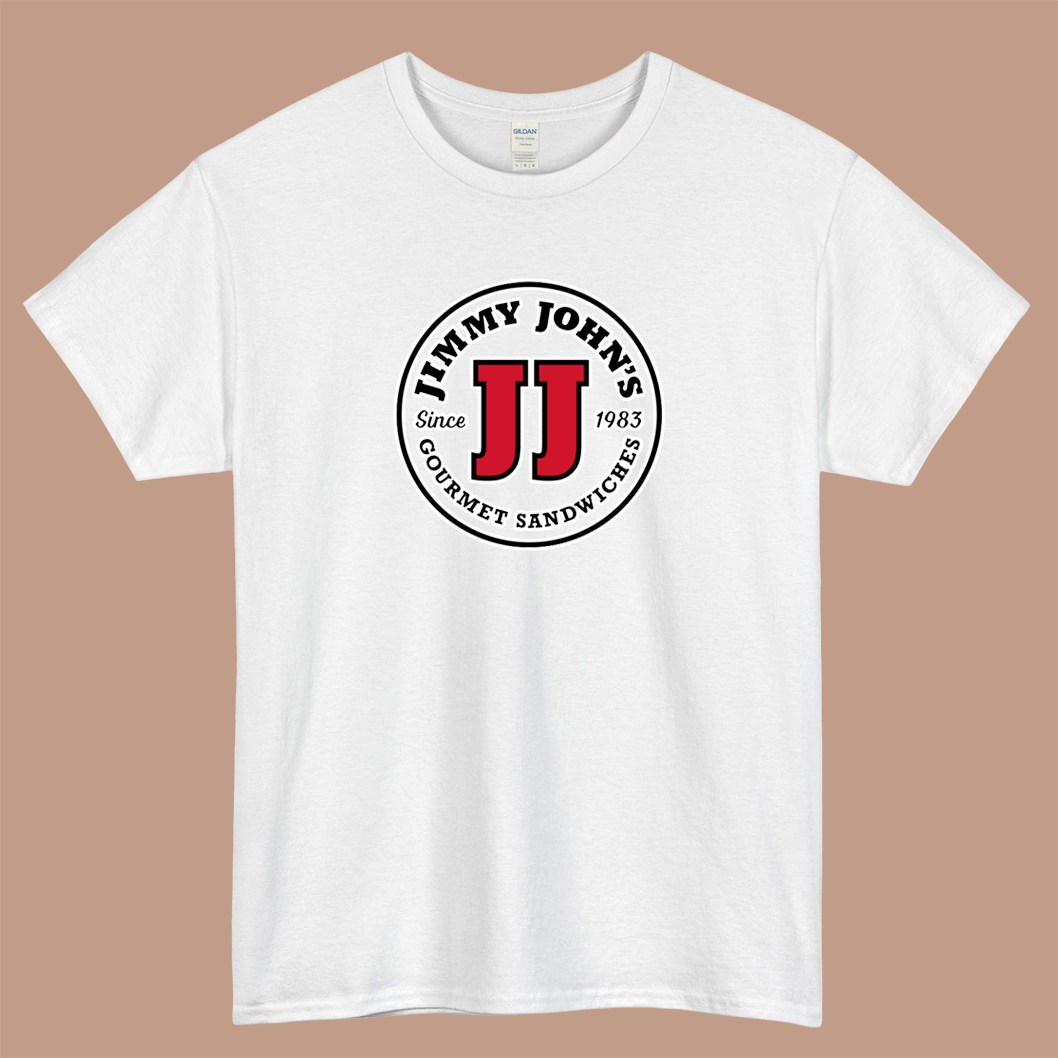 Jimmy Johns Sandwiches Logo Mens Unisex Short Sleeve T-Shirt Size S-3XL - P